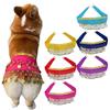 Dog Dance Costume Corgi Waist Chain Butt Curtain Clothes Pet Sequin Belly
