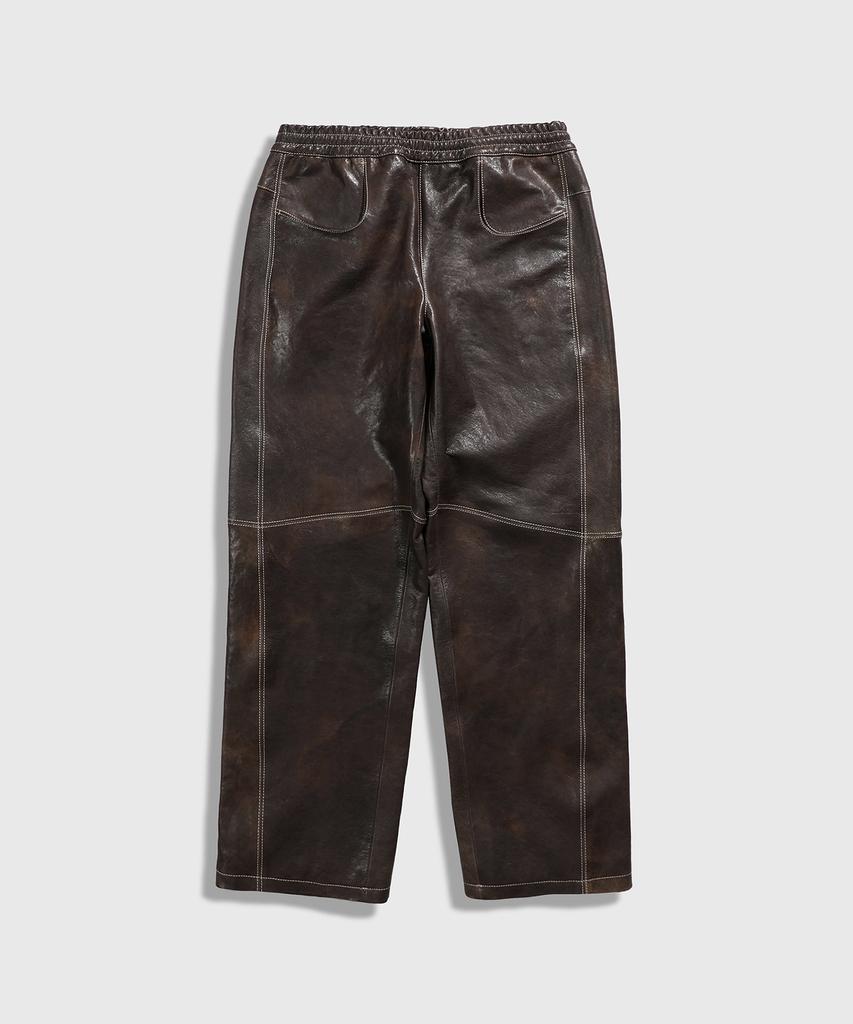 Pal Yuk D-Panel Leather Pants - Brown