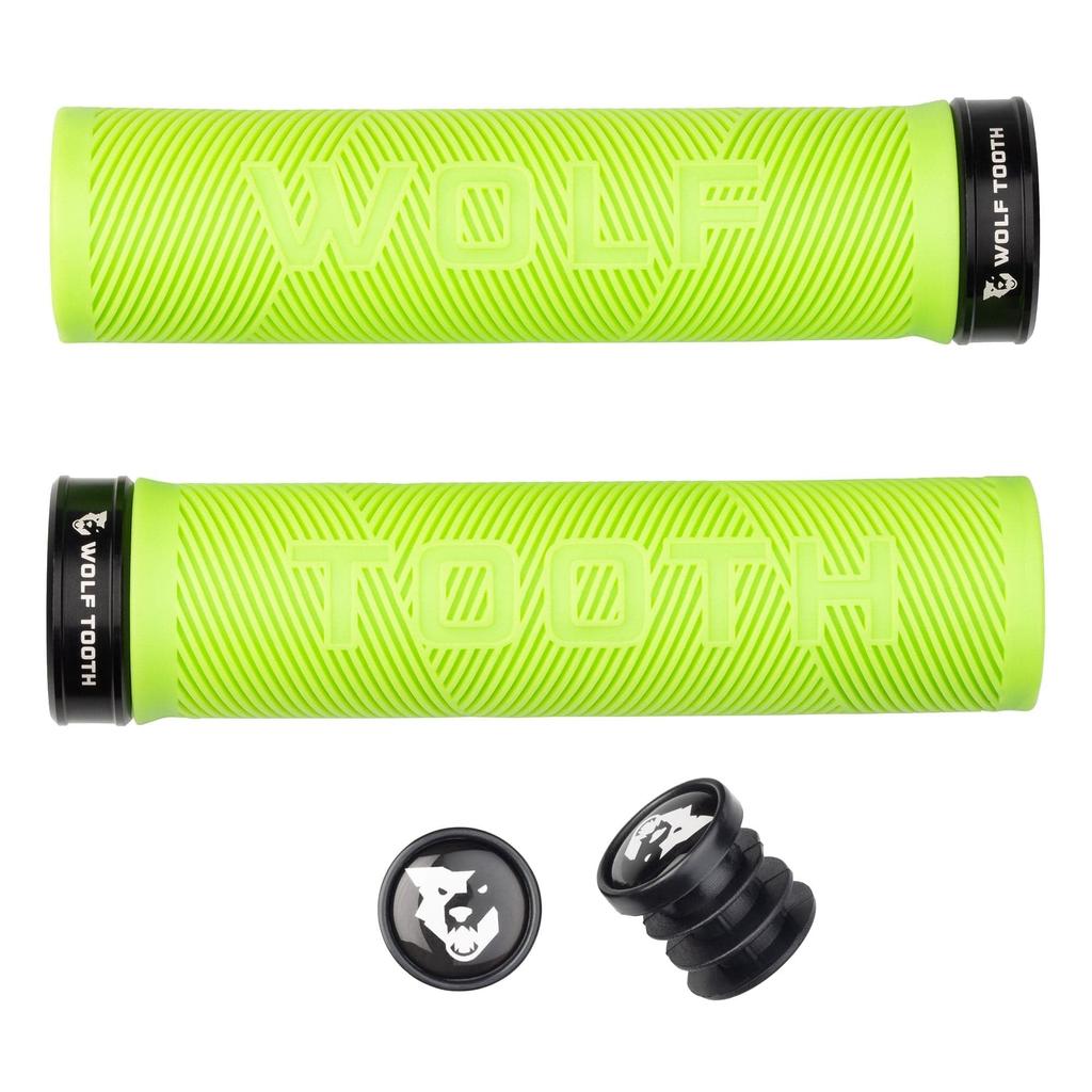 Wolf Tooth Wolf Tooth Echo Grip зеленая рукоятка с черным воротником-фиксатором -