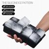 4/6/8 Grid Fashion Silica Gel Ice Cube Mold Large Square Ice Grid Quick Frozen Ice Maker
