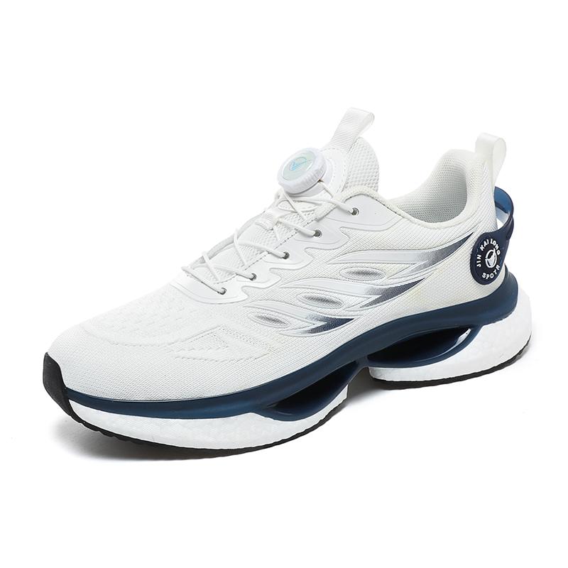 Новые высококачественные студенческие сетчатые спортивные кроссовки Модные дышащие кроссовки для бега молодежные повседневные попкорн мужские кроссовки