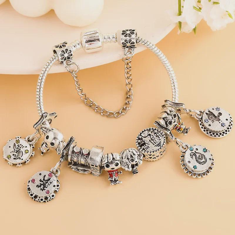 Браслет из бисера Panjia Harry Movie Cartoon Charm DIY для мужчин и женщин