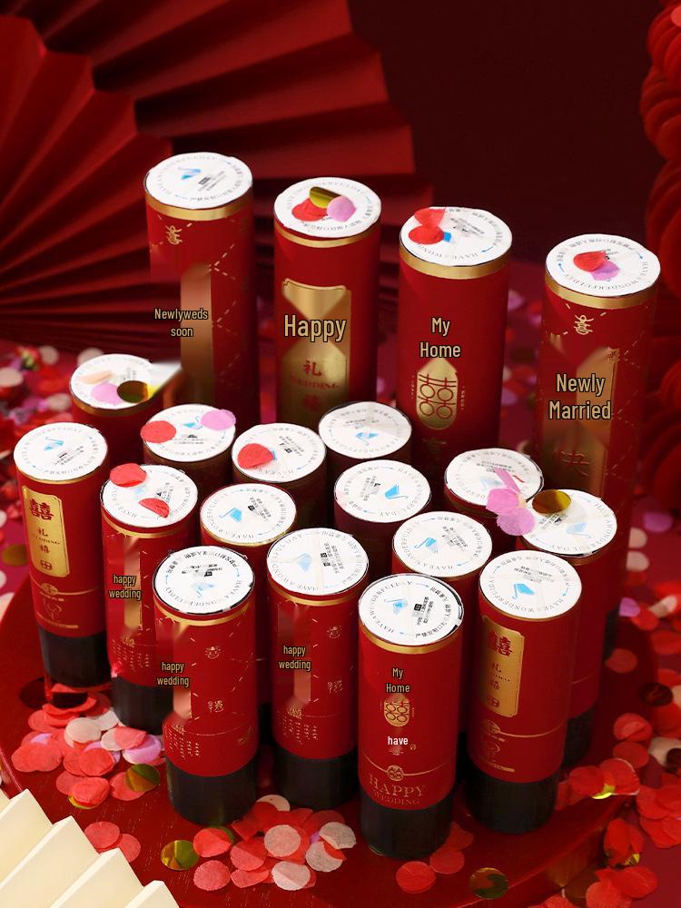 Набор свадебной конфетти-пушки: Всплывающая игра и фотореквизит