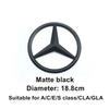 1Pcs ABS Car Front Grille Badge Decal Cover Emblem For Mercedes Benz W204 W205 W210 W211 W212 W213 C E Class GLA GLK ML GLC GLE PB8