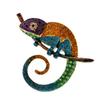 Большая брошь в виде ящерицы-хамелеона, булавка в виде животного, модные украшения со стразами, эмалевые аксессуары, украшения, 3 цвета на выбор