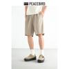 Мужские повседневные шорты прямого кроя на кулиске от PEACEBIRD