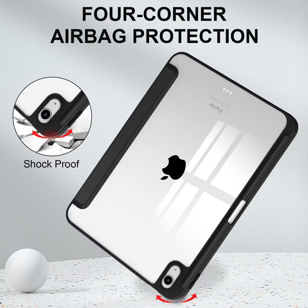 Чехол-обложка для iPad 5 6 9.7 10.2 9-го 8-го 7-го 10 10-го Поколения Pro 11 12.9 Держатель для Apple Pencil Funda для iPad Mini 6 5 4 10.9