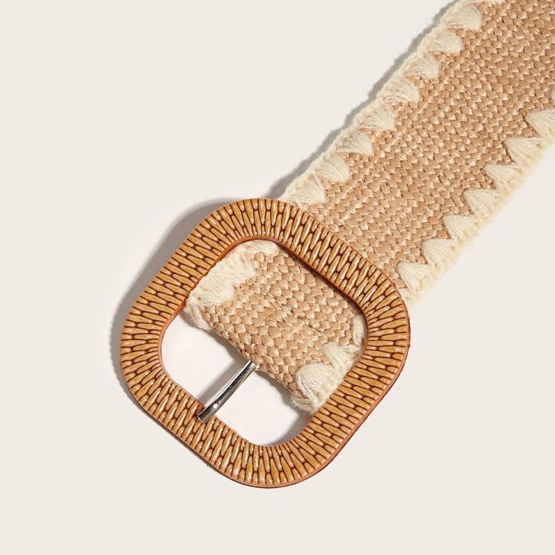 Пояс для горячей девушки Элегантный широкий пояс для джинсов платьев Клубный плетеный пояс