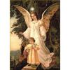 Vintage Guardian Angel with Children Canvas Painting  Prints and Posters Wall Art Picture for Home Children Room Decor Cuadros