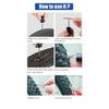 Tubeless Tire Repair Kit for Road MTB Bikes - Rubber Plug Stopper Bacon Strips Insertion Tool for Puncture Fixes Mass Air Flow 3