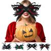 Large Horn Halloween Eye Mask Cosplay Gothic Mask Novelty Halloween Feather Masks Dress Up