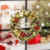 Christmas Wreath for Front Door Xmas 20inch Seasonal Garland Decoration Holiday