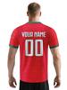 Custom Morocco Football Jersey Personalized Name Number V-neck Soccer Team Shirt for Men Women Kids