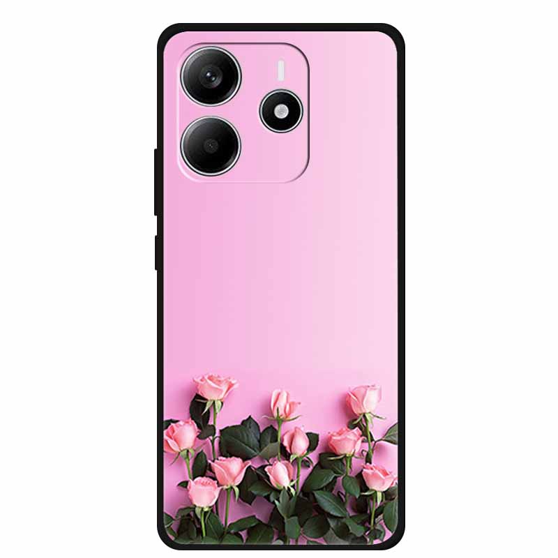 Для Redmi Note 14 4G ГЛОБАЛЬНЫЙ Чехол Животные Мягкий Силиконовый ТПУ Чехлы для Телефона Задняя Крышка для Xiaomi Redmi Note14 4G Защитник Coque