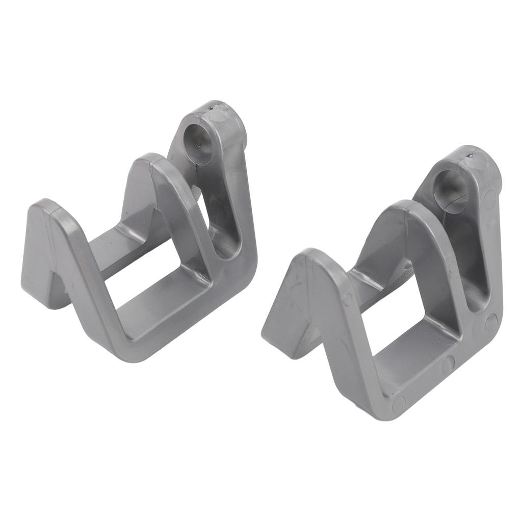 2Pcs Boat Bumper Clips Quick Release for Binding Nylon Fiberglass Pontoon Holders Rope Accessories Silver