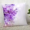 Декор для дома Фиолетовый гиацинт С цветочным узором Наволочки с узором Наволочка для подушки Подходит для дивана Спальни Автомобиля Наволочка