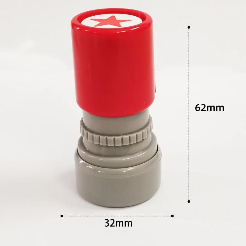 Красная пятиконечная звезда штамп поощряющий детей обучающий штамп наградной штамп автоматические чернила школьные учителя семейное использование