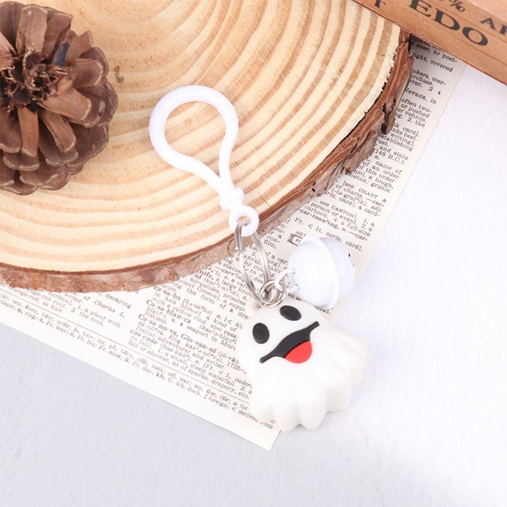 Skeleton Halloween Ghost Cartoon Keychain Halloween Skeleton Ghost Keychain Phone Bag Hanging