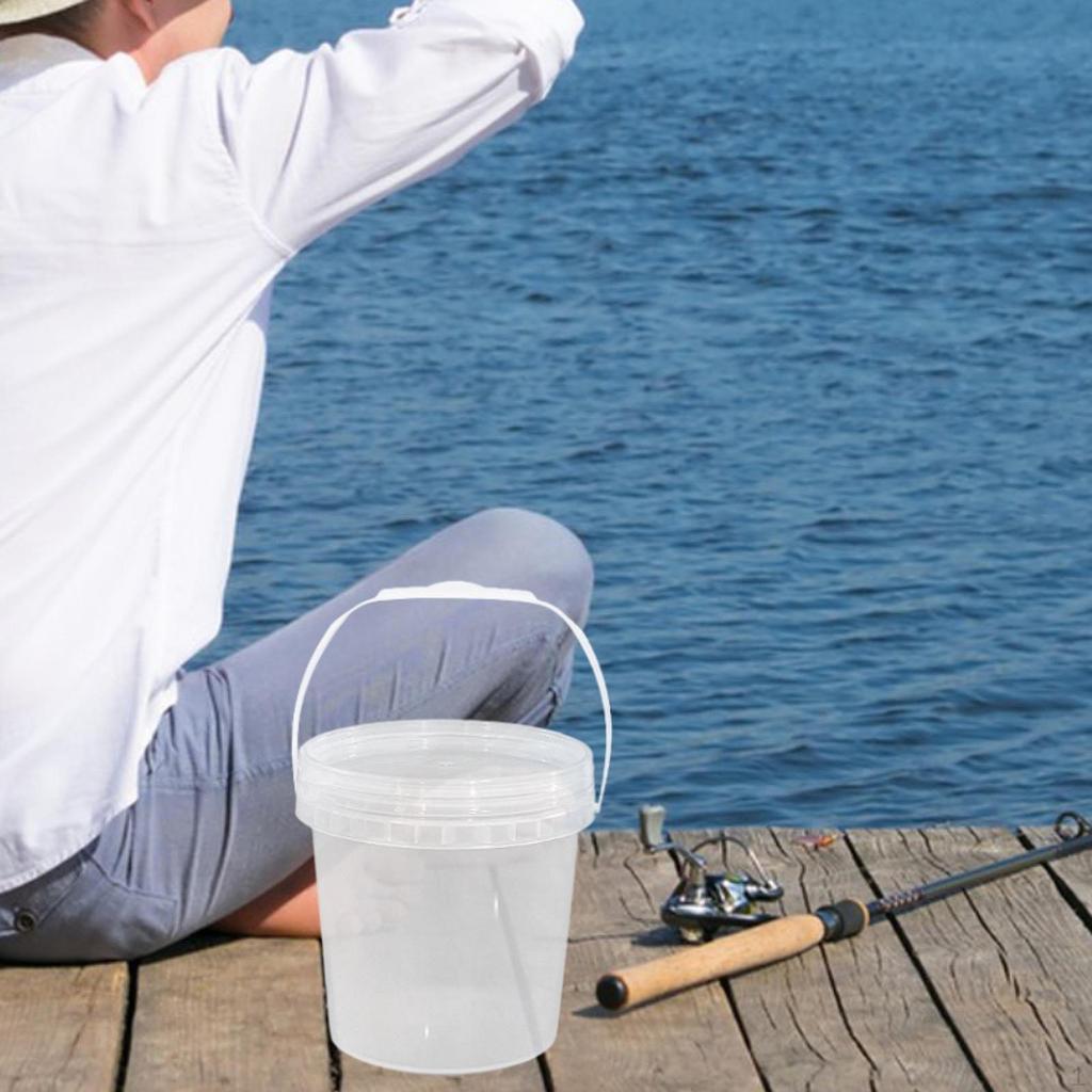 Банка для краски, контейнер для хранения продуктов, 5 л, многоцелевое, легко моющееся ведро с крышкой и ручкой для