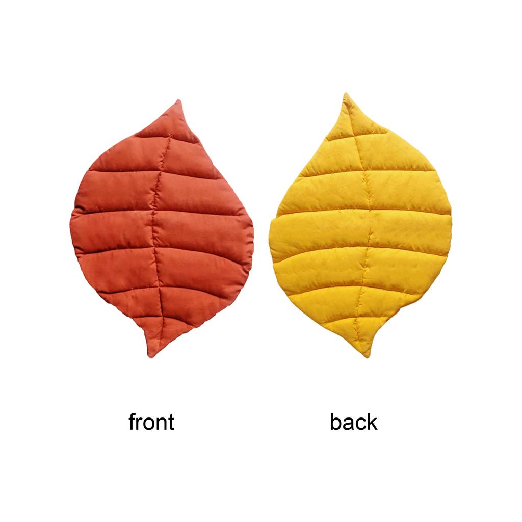 Cute Leaf-Shaped Pet Mat, Reversible Washable Dog Bed For All Seasons, Soft Non- Floor Pad For Small Medium