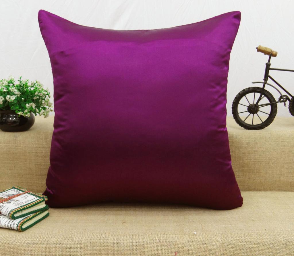 Домашний декор наволочка декоративная подушка атласный шелковый чехол-выберите