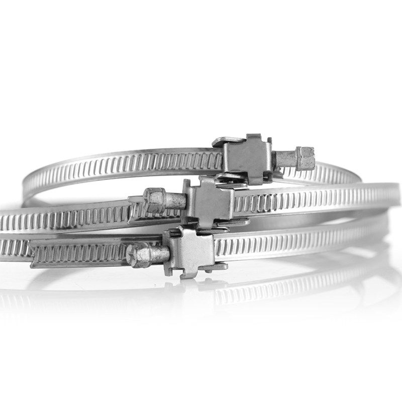 Hongguan Pipe Fan Stainless Steel Clamp Ventilation Pipe Clamp Pipe Clamp Hose Clamp 3/4/5/6/8/10/12
