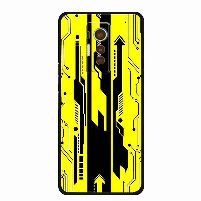 For Tecno Phantom X 2021 Case Luxury TPU Silicone Soft Cover Phone Cases for PhantomX 2021 AC8 Protection Cartoon Bumper Etui