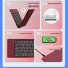 Мини-портативная складная Bluetooth-клавиатура: Совместимо с планшетом, телефоном, ноутбуком