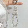 Mobile Phone Lanyard Wrist Short Style Carrying Chain Water Diamond Ball Luxurious Beading Universal Pendant Anti Loss Lanyard