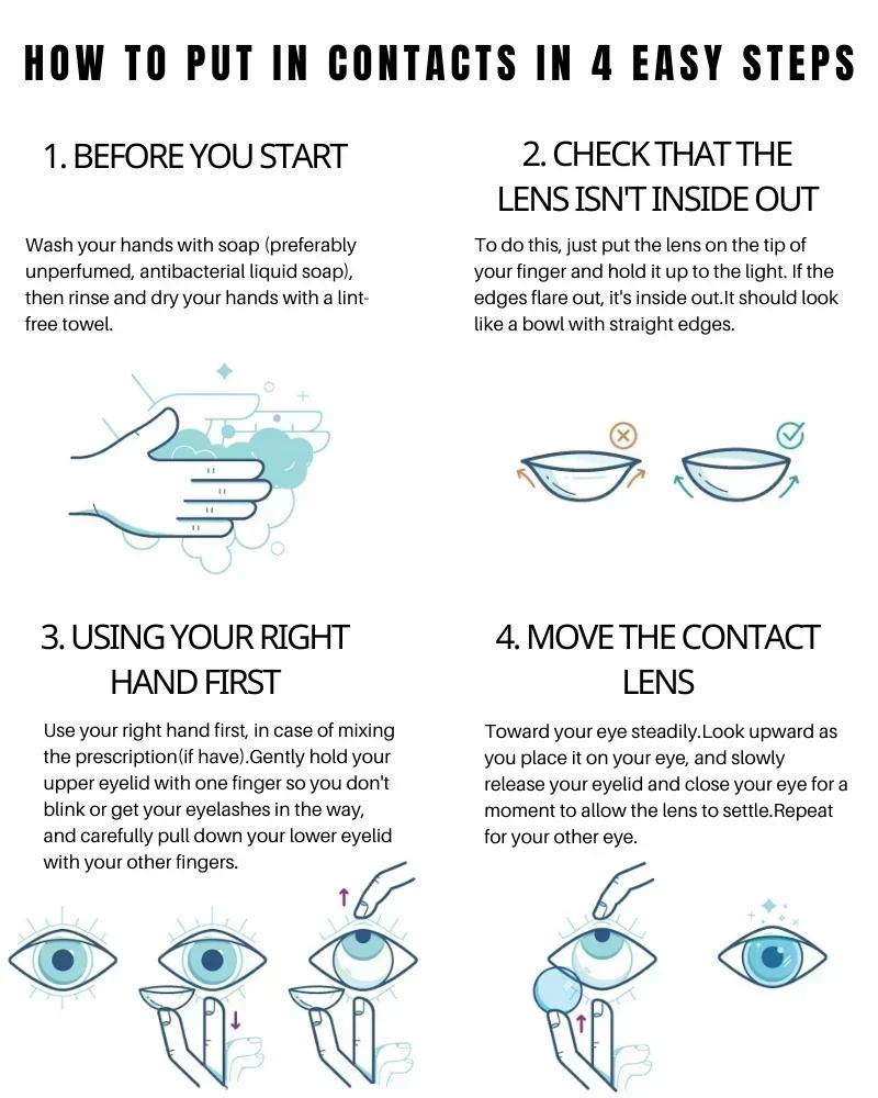 FUNSACHY 0~-8.00 Degree Color Contact Lenses for Eyes 2pcs Natural Black Brown Prescription Lens Myopia Eye Makeup Contacts Lens