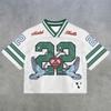 TK Jersey 3D Digital Print T Shirt Men Vintage Loose Casual Sports Top