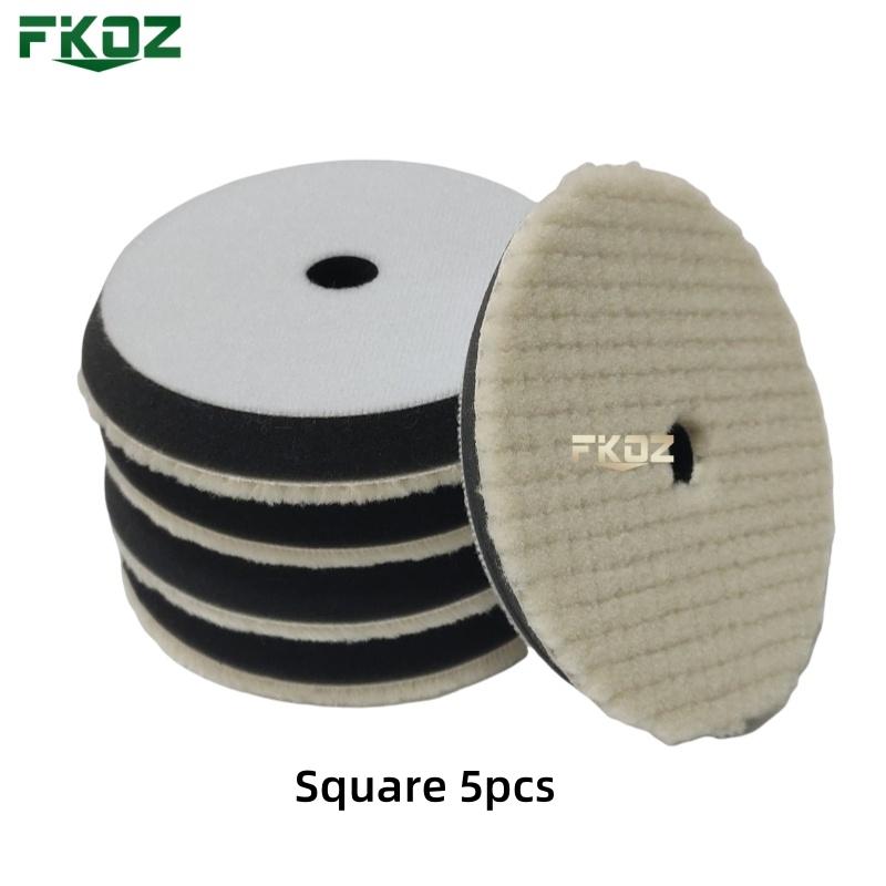6/7 Inch Japan Wool Polish Pad For DA RO Car Polisher Woolen Buffing Disc Car Clean Product Automotive Scratch Removing
