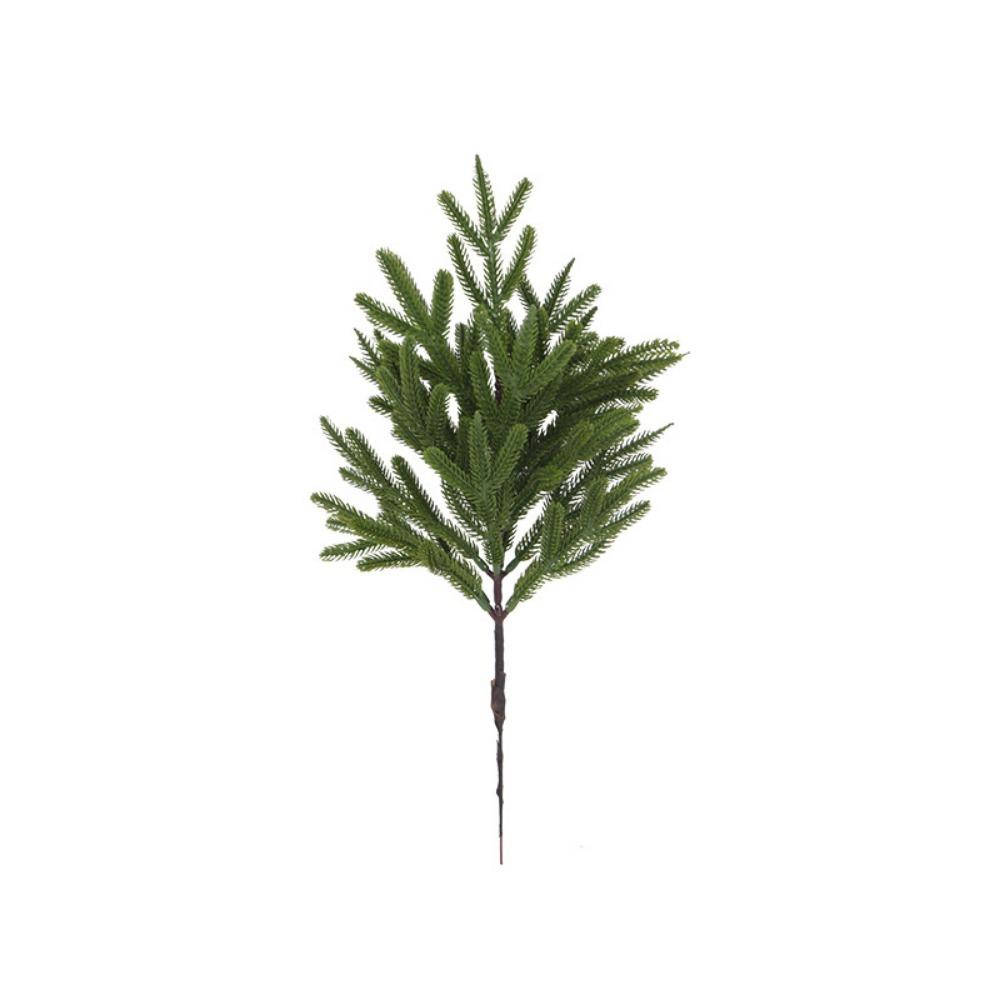 Зеленая искусственная сосновая ветка пластиковая рождественская елка имитация сосновой хвои праздничное украшение домашний декор искусственные листья кипариса