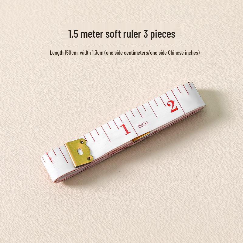 Portable Soft Ruler for Measuring Bust, Waist, Hips, Legs, and Clothes Circumference – Tailor Tool with Widened, Thickened Tape