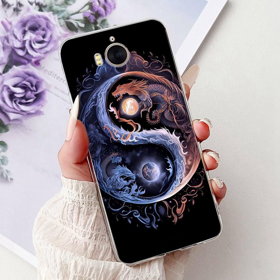 Для Huawei Y5 Y6 2017 Чехол MYA-L23 MYA-L22 MYA-L03 Силиконовый Чехол Роскошный Расписной Мягкий Силиконовый Защитник Для Huawei Y3 2017 Capa