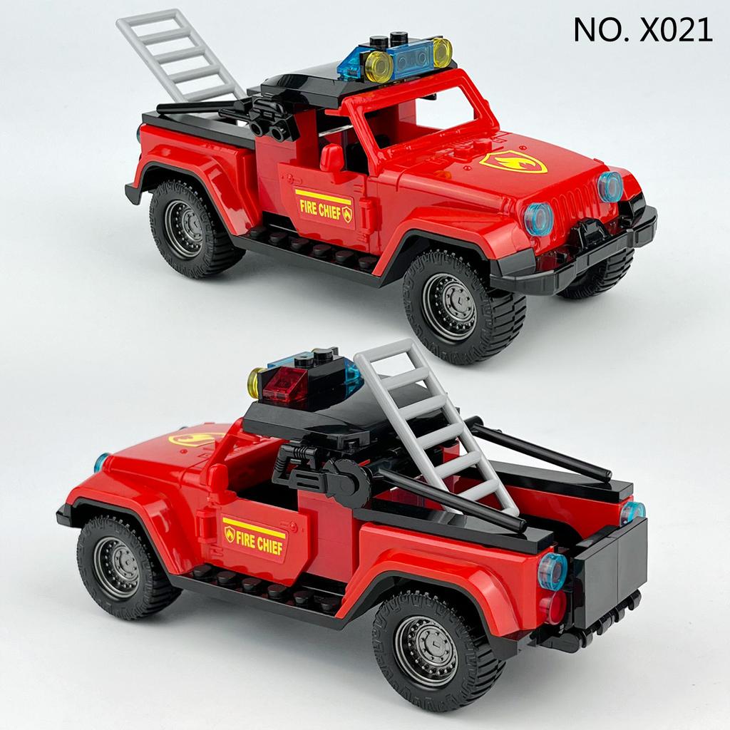City Series Special Police Patrol Car Police Car Toy Assembly Children's Educational Building Blocks Toys