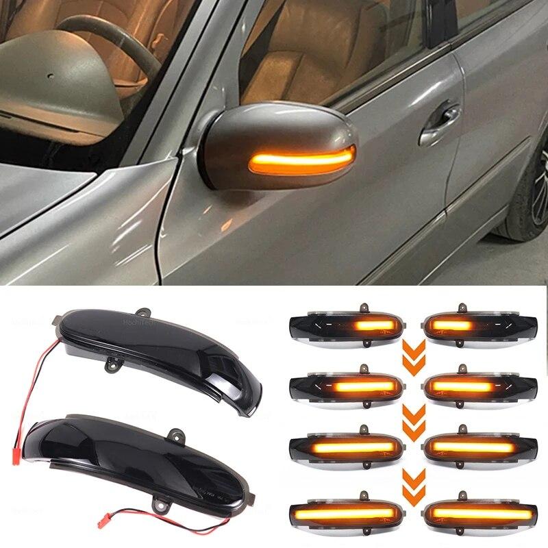 Для Mercedes Benz C Class W203 S203 CL203 светодиодный индикатор бокового зеркала заднего вида мигалка повторитель динамический указатель поворота