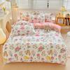 Flower Botanical Duvet Cover Set 3pcs Floral Bedding Set for Kids and Adults Comforter Covers Pillowcases, Washable Home Textil