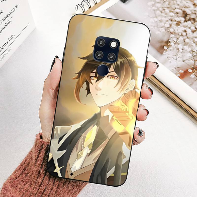 Genshin Impact God of Contracts Phone Case for Huawei Mate 20 10 9 40 30 Lite Pro X Nova 2 3i 7se