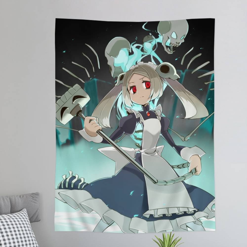 Игровой MMarie SkullGirls DIY Настенный Гобелен для Гостиной Дома Комнаты в Общежитии Декор Настенное Искусство Декор