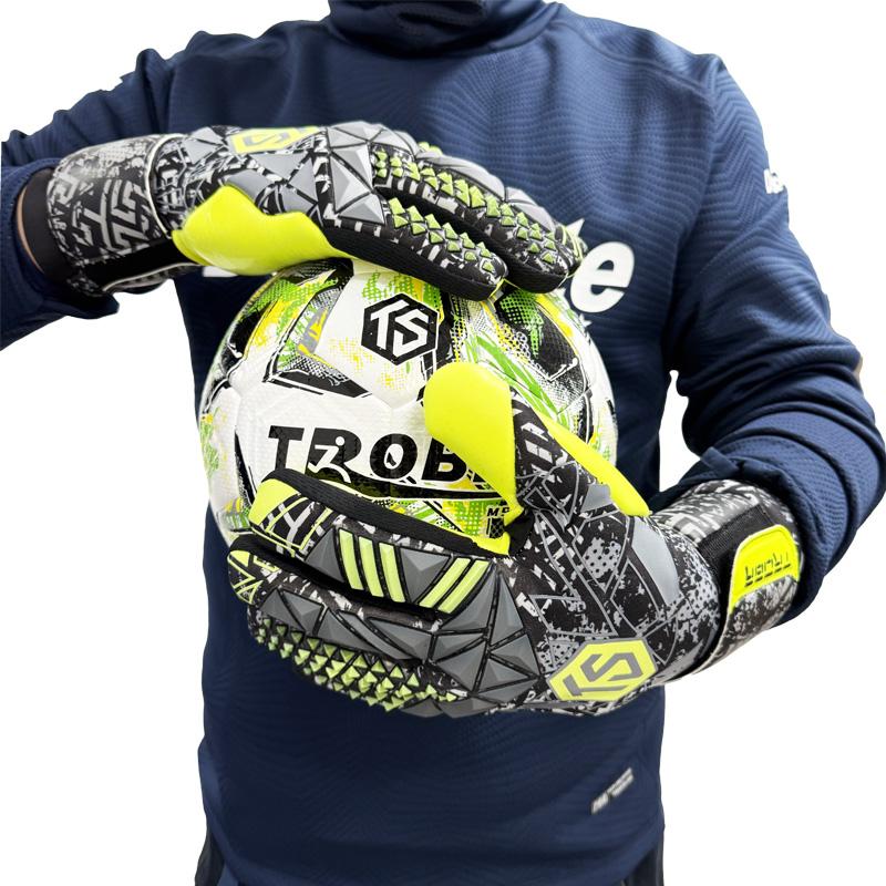 Professional Football Goalkeeper Gloves Kids Adults Thickened Latex Protection Non-Slip Soccer Goalie Goalkeeper Football Gloves