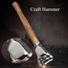Craft Ornaments Hammer Fist Style Stainless Steel Craft Hammer Wooden Handle Suitable Appreciation Hand Tools Hardware Tool