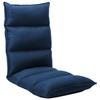 VidaXL Folding Floor Chair Blue Fabric
