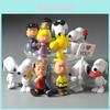 Очаровательный набор из 12 фигурок Peanuts Чарли Браун Снупи Люси Франклин для украшения торта