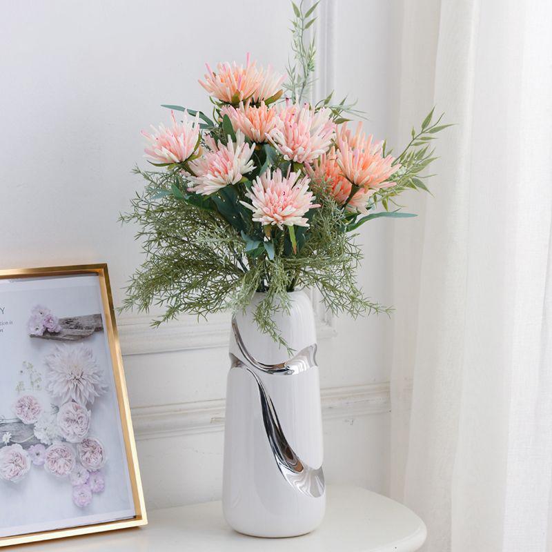 Ваза Керамическая ваза Украшение дома Цветочная композиция Скандинавская ваза