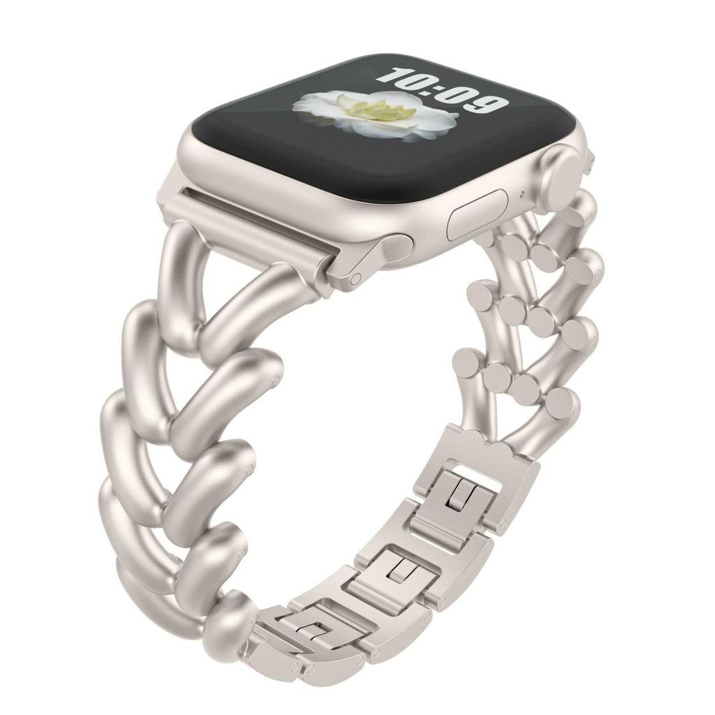 V-образный ремешок из цинкового сплава для Apple Watch 10 46 мм / Ultra 2 / Ultra 49 мм / 9 8 7 45 мм / SE (2023) SE (2022) SE 6 5 4 44 мм / 3 2 1 42 мм ремешок для часов