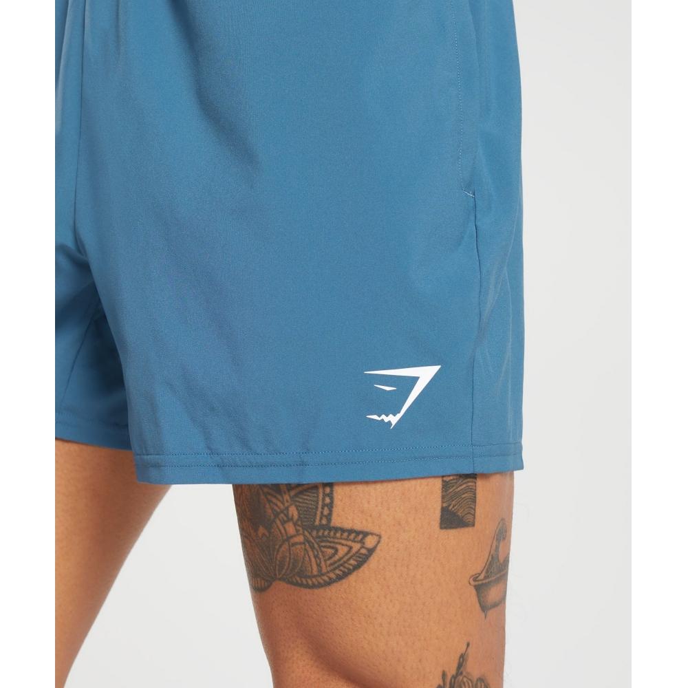 Gymshark Arrival 5 Shorts Utility Blue A2a1m Ucmr.