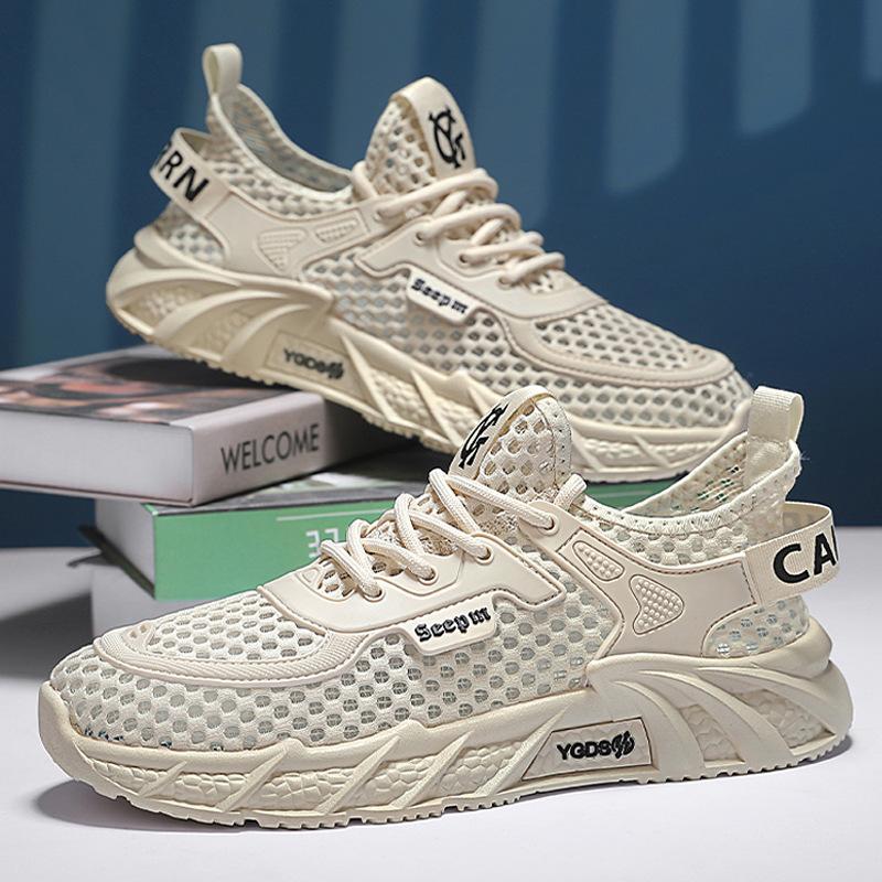 Summer Outdoor Sports Shoes Men's Shoes Large Mesh Breathable Mesh Shoes Wading Shoes Beach Creek Shoes Men's Casual Shoes