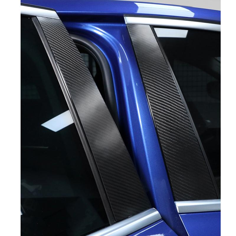 Глянцевые черные стойки из углеродного волокна для Infiniti Q50 (V37)/Nissan Skyline 2014-2023 Наклейки на обшивку двери, окна, стайлинг