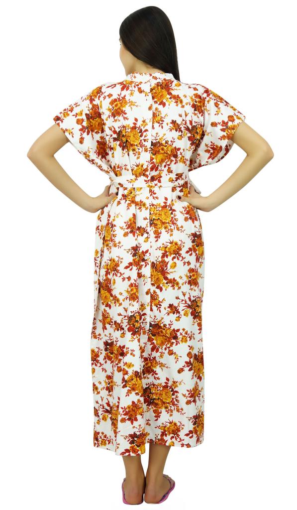 Bimba Delivery Maternity Gown Caftan Maxi| Front & Back Button Kaftan Dress